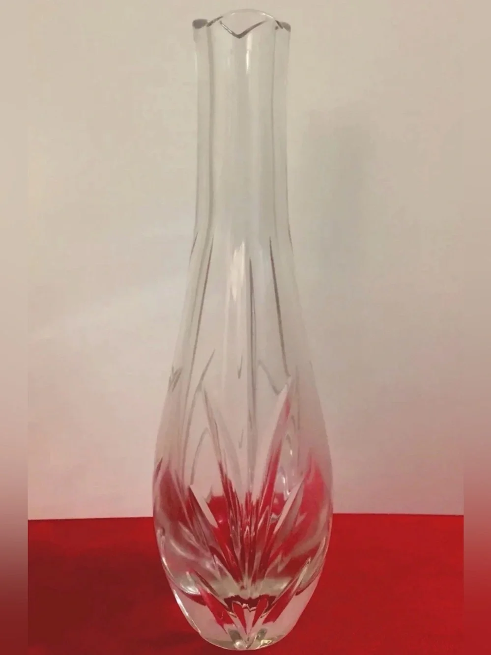 Rogaska Clear Crystal Bud Vase